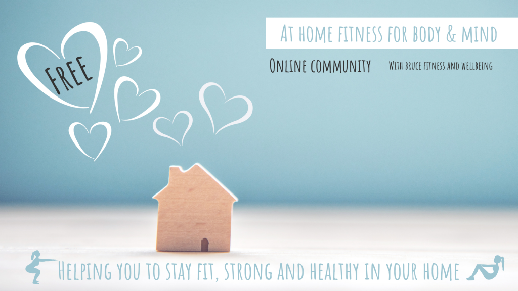 Graphic for At Home Fitness for Body and Mind