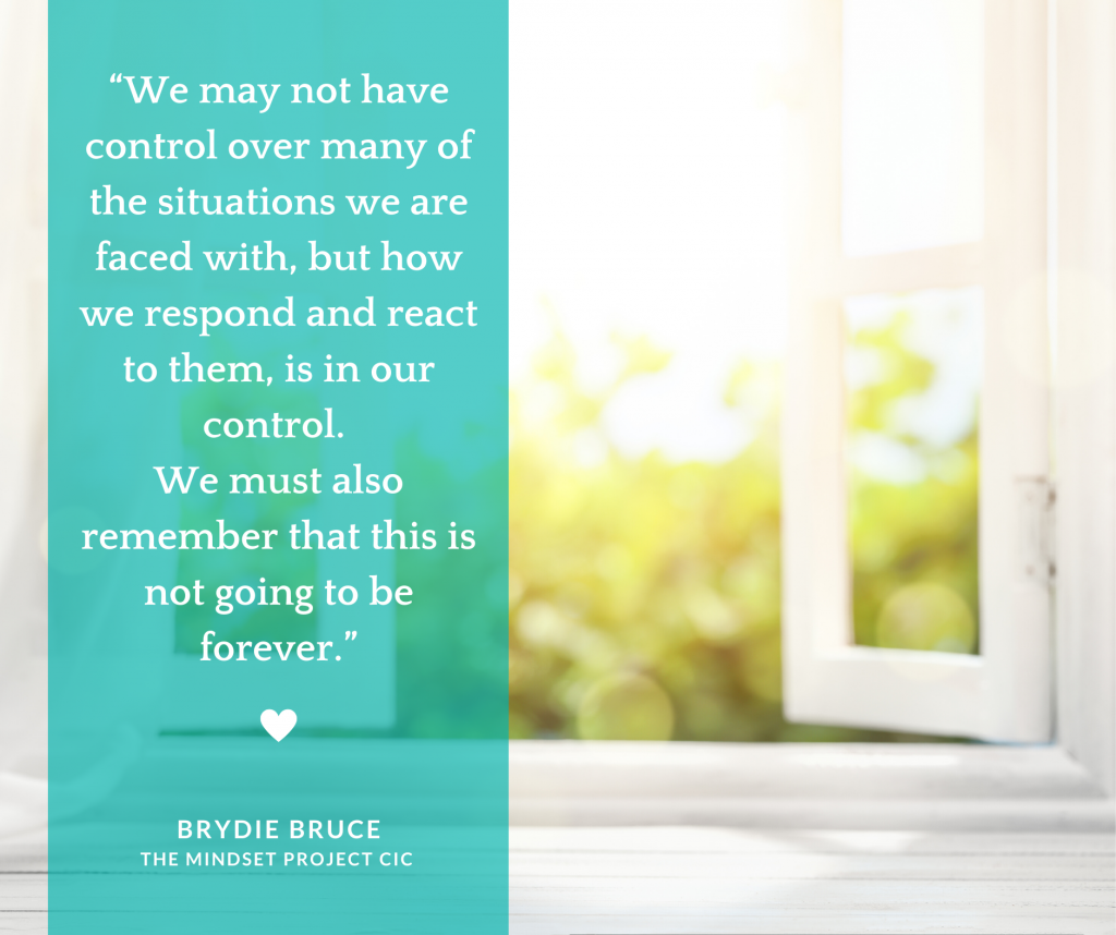 Quote about how we can respond to situations